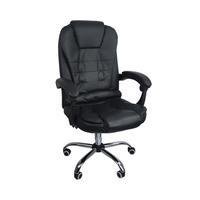 Cadeira de Escritório Presidente Webshop, Até 120KG, Reclinável, Ergonômica, Preto