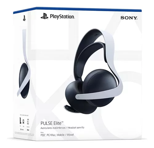 [Cartão MP R$627] Headset Sem Fio Pulse Elite - Sony Cor Branco