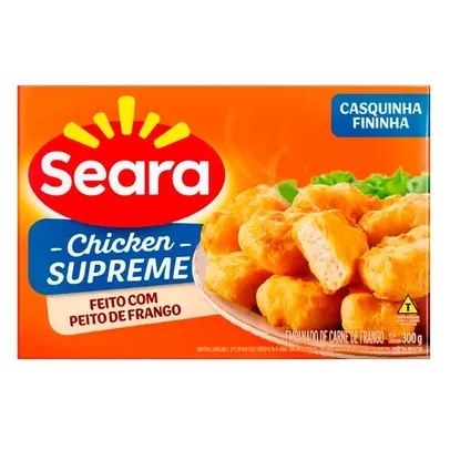 [ REGIONAL | 70% OFF na 2ª Unidade - R$ 4,45 CADA ] Empanado Chicken Supreme Seara 300g