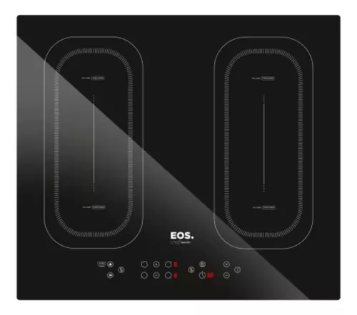 Cooktop De Indução 4 Bocas Eos Freezone 7000w Eci04eptf 220v Cor Preto