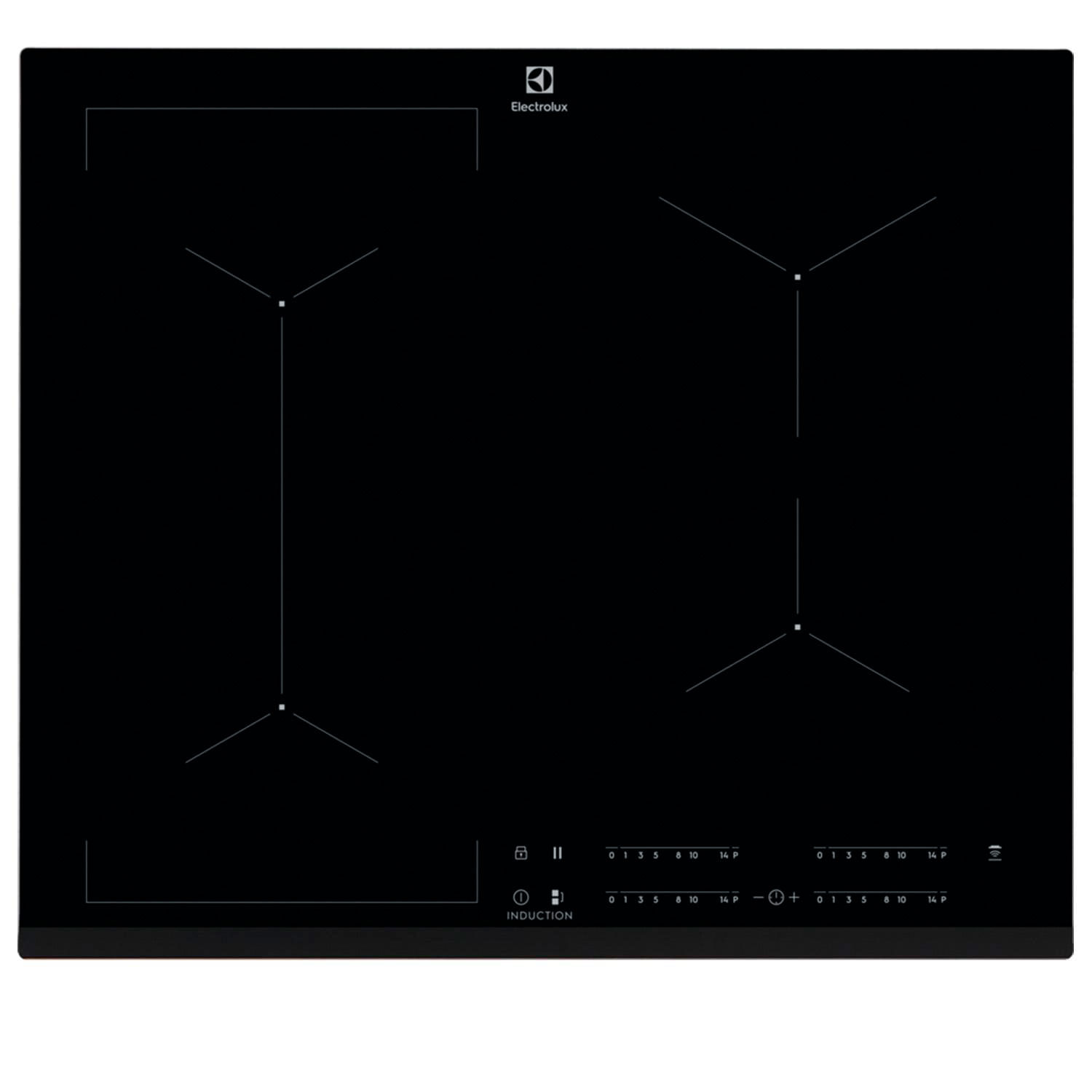 Cooktop por Indução 4 Bocas Electrolux de Vidro Preto IE60P