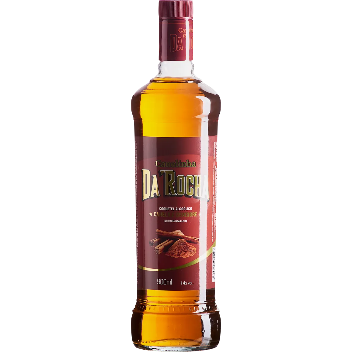 Cachaça Canelinha DA'ROCHA Garrafa 900ml