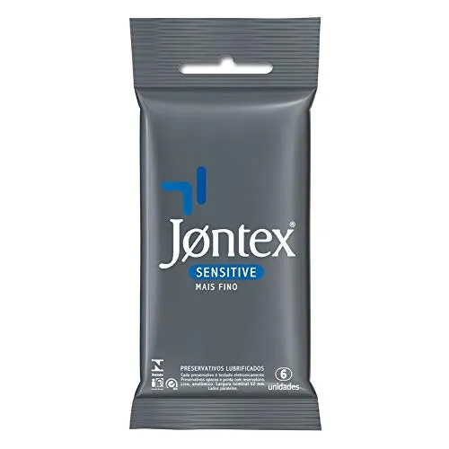 Preservativo Camisinha Jontex Sensitive - 6 Unidades