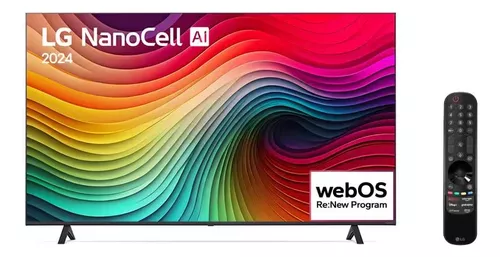 Smart Tv 4k 50 LG Nanocell 50nano80t Processador 5 Ger7 Ai