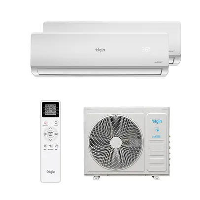 Ar Condicionado Multi Split Inverter Elgin Hw R-32 Wifi 18000 Btus (2x Evap 9000) Quente/frio 220V Monofásico