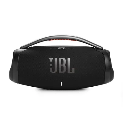 Caixa de Som JBL Boombox 3 Até 180W Bluetooth à Prova D'água Preta