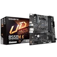 Placa Mãe Gigabyte B550m K Ultra Durable, AMD AM4, Micro ATX, 4 x DDR4, Chipset B550