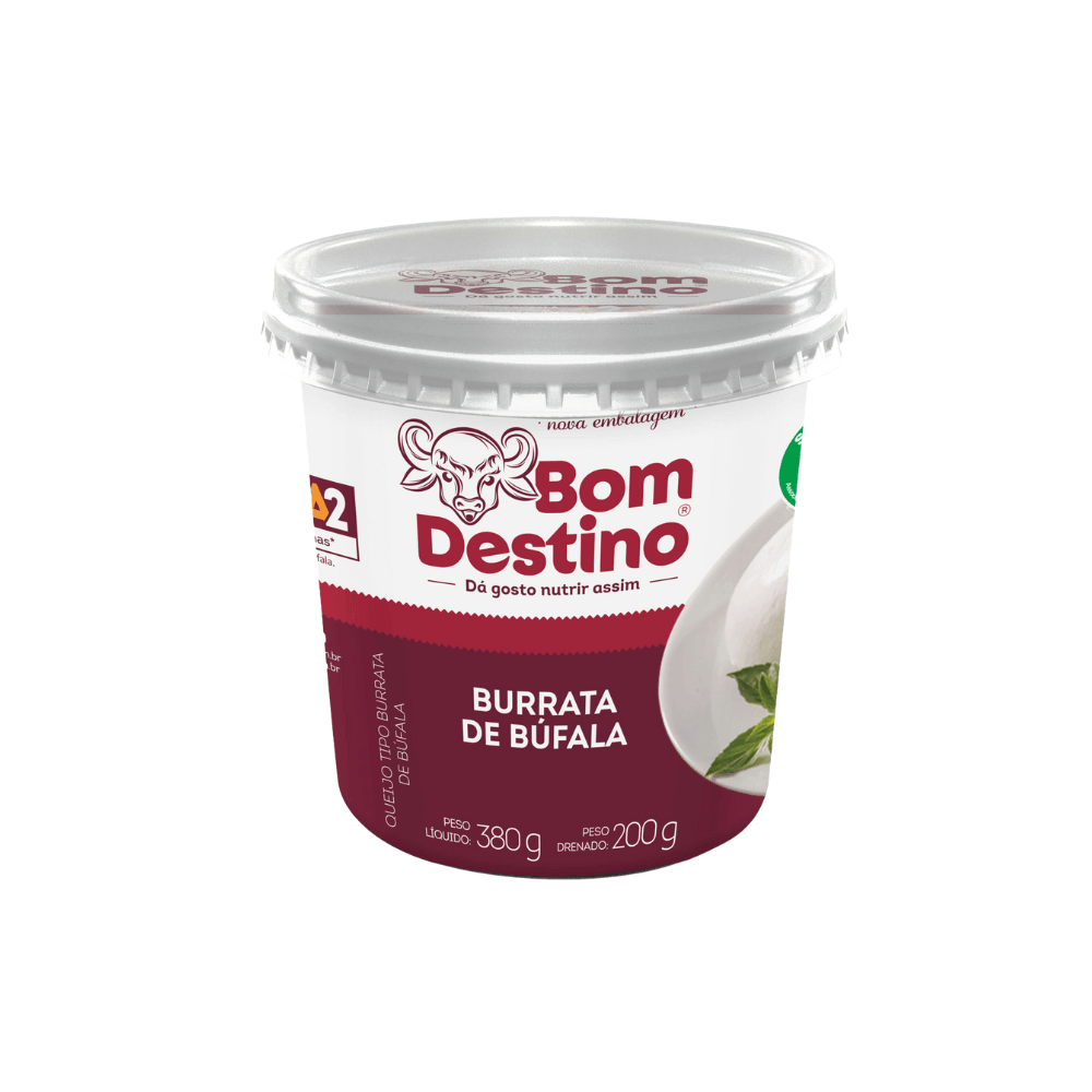 [REGIONAL] Queijo Burrata de Búfala Creme Imersa Bom Destino 200g