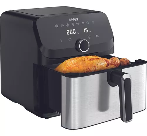 Fritadeira Sem Óleo Arno Air Fry Mega Digital 7,5l 127v 110V