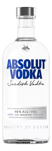 Vodka Destilada Absolut Garrafa 750ml