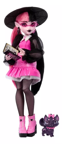 [Taxa inclusa] Monster High Draculaura Com Animal De Estimação Bat-cat