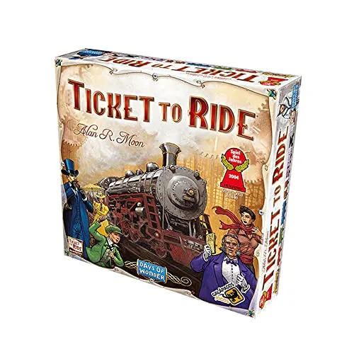 Galápagos, Ticket to Ride, Jogo de Tabuleiro para Família, 2 a 5 jogadores, 30 minutos por partida