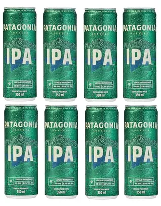 [Recorrência] Pack de Patagonia IPA Lata 350ML, 8 Unidades