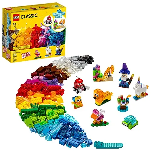 LEGO® Classic Blocos Transparentes Criativos (500 peças) - 11013