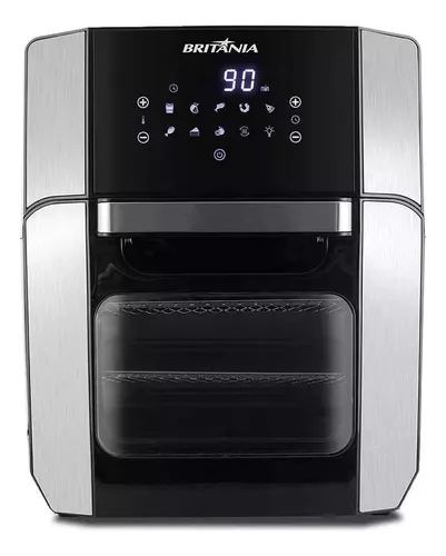 Fritadeira Air Fry Oven Britânia Bfr2100p 12 Litros Cor Preto 110V