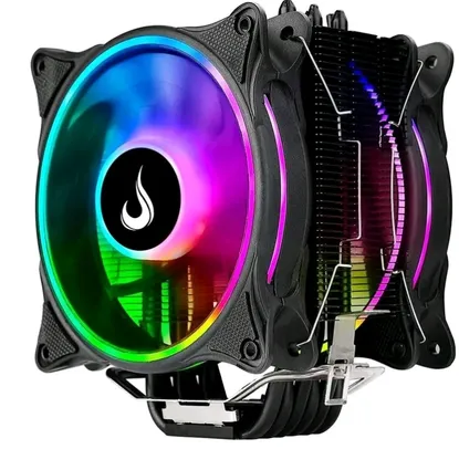 Air Cooler Rise Mode Winter Black 2x fans 120mm 6 heat pipes 180w de TDP