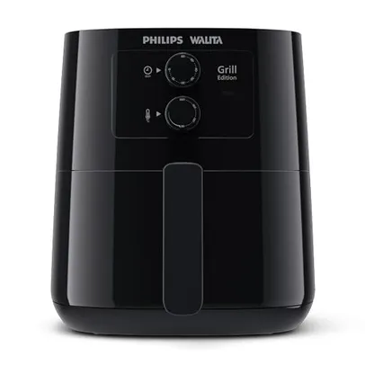 (Missão R$268,15)Fritadeira Airfryer Série 3000 Grill Edition Philips Walita com 4.1L de capacidade Preta 1400W 110v - HD9202/91