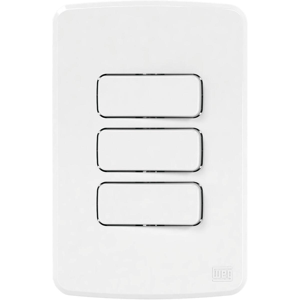 Interruptor 3Ts Linha Composé 4X2 Branco 10A Da Weg