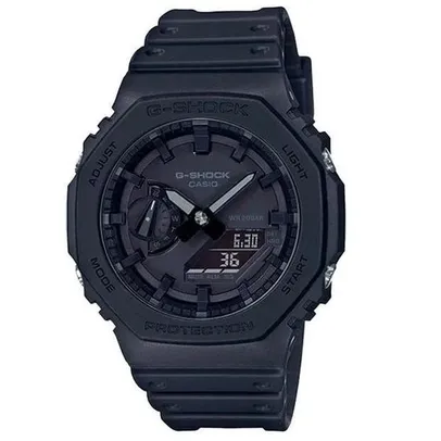 Relógio Masculino Casio G-Shock Anadigi GA-2100-1A1DR All Black