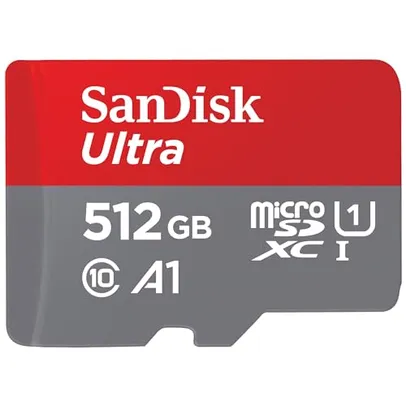 SanDisk Cartão de memória ultra microSDXC UHS-I de 512 GB