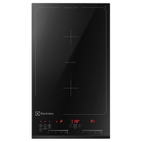 Cooktop 2 Bocas de Indução Electrolux com Unicook e Painel Touch (IC30) - 220V