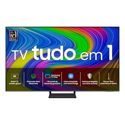 Samsung Smart TV 70 QLED 4K 70Q65D - Tecnologia de Pontos Quânticos, Design AirSlim