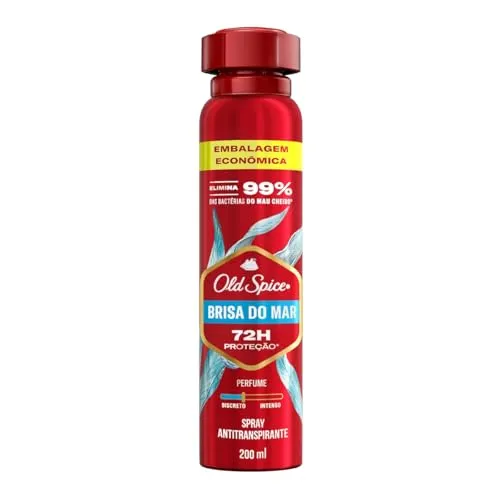 (REC)(+ Por - R$10,70)Desodorante Spray Antitranspirante Old Spice Mar Profundo - 200ml