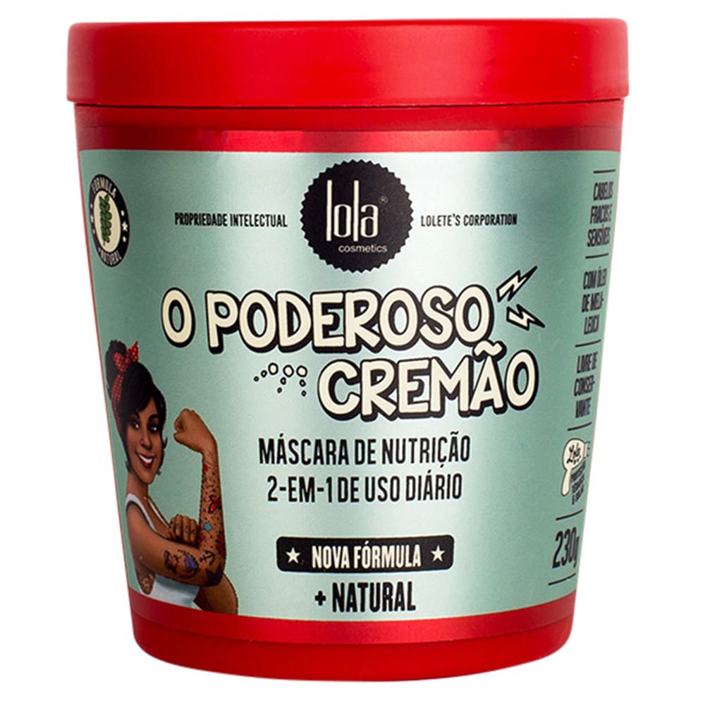 Lola Cosmetics O Poderoso Cremão 2 em 1 - Máscara Capilar 230g