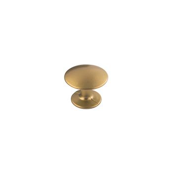 Puxador Botão ZM5000 Max 33mm Dourado Fosco Zamac Criativa