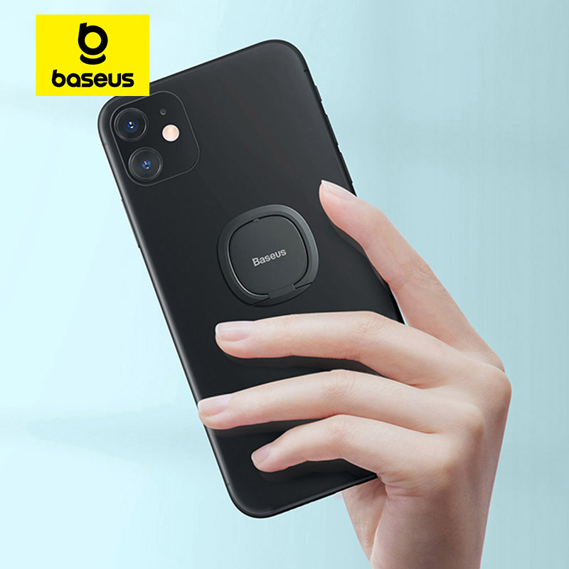 [Taxa Inclusa] Suporte para dedo em formato de anel dobrável com altura ajustável Baseus