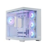 Gabinete Gamer KBM! GAMING GN900, Mid Tower, ARGB, ATX, Lateral e Frontal em Vidro, 10x Cooler Fan ARGB, Branco - KGGN900BR