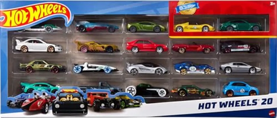 Hot Wheels - Hw Pacote 20 Carros H7045 Mattel