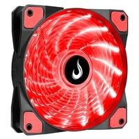 [APP] Ventoinha Rise Mode Wind W1, 120mm, LED Vermelho, Preto - RM-WN-01-BR