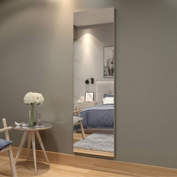 Espelho Retangular 180cm Flora Yescasa Branco