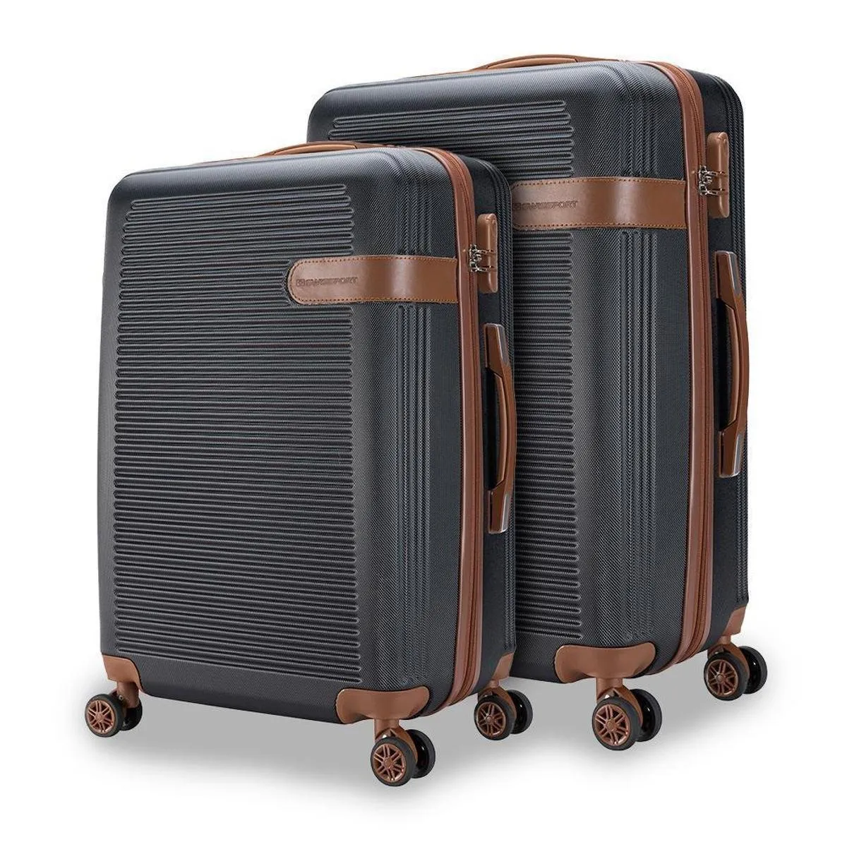 Kit Malas Viagem Resistentes Impermeável Abs com Rodas 360° Bordo Swissport