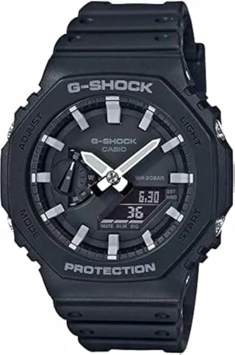 Relógio De Pulso Anadigi Ga-2100-1adr - G-shock Preto