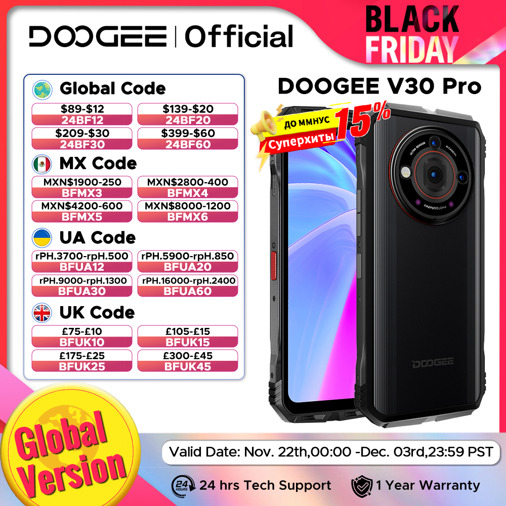 [DoBrasil] Smartphone Robusto Dodgee V30 Pro 512GB/12gb 10800mAh