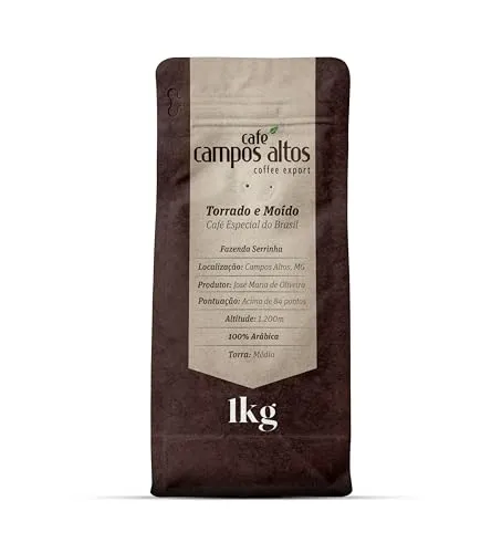 Café Campos Altos, Café Especial Torrado e Moído, 1Kg