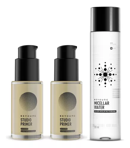 Kit Beyoung 2 Primers Matte E 1 Micellar Water 3 Produtos