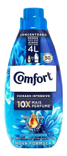 (12 unidades )Amaciante De Roupa Concentrado Cuidado Intensivo 1l Comfort