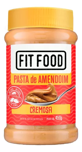 Fit Food Pasta De Amendoim Integral Cremosa 450g