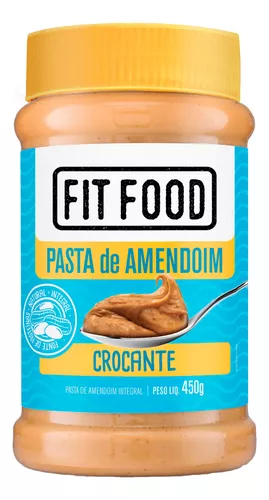 Fit Food Pasta De Amendoim Integral Crocante 450g