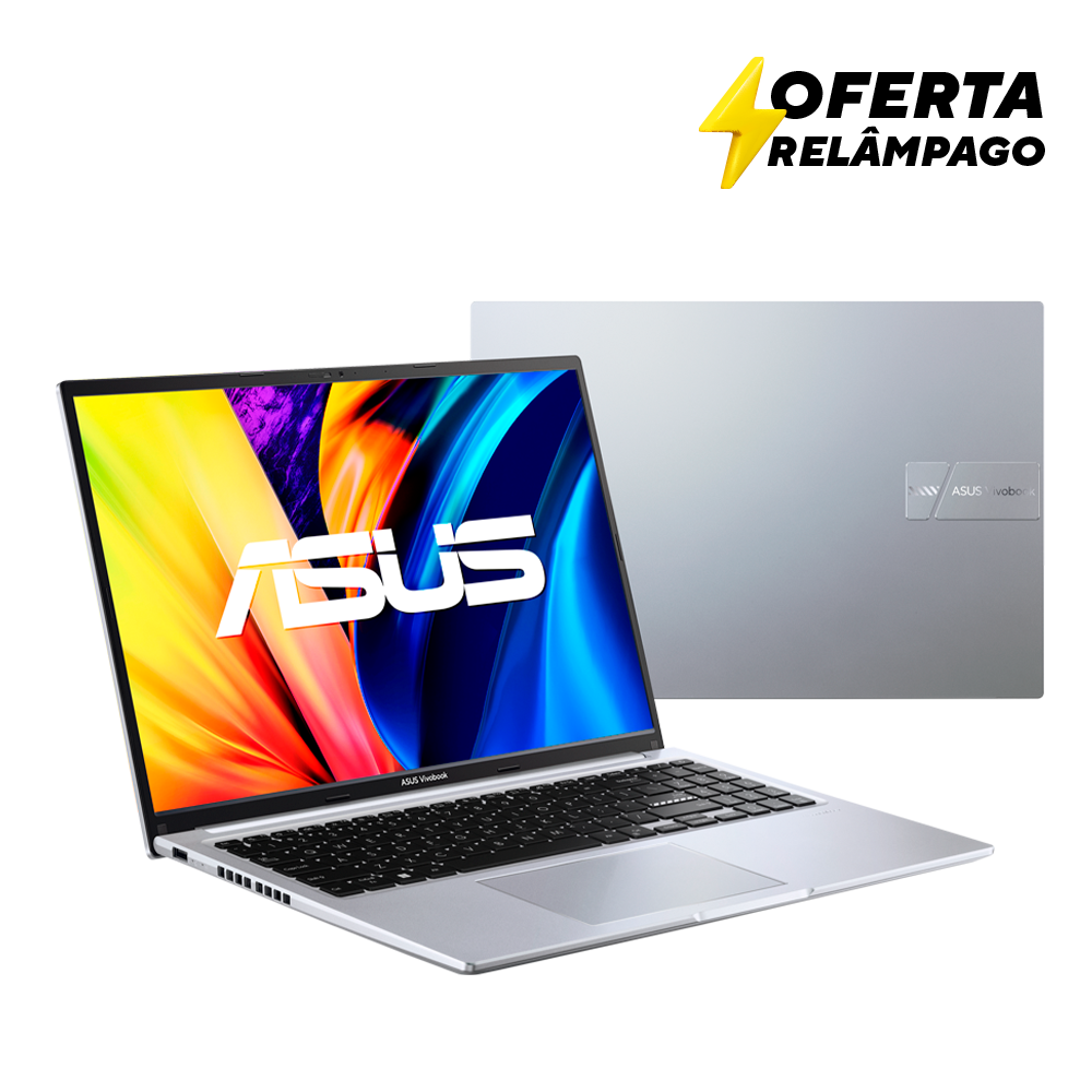 Notebook ASUS VivoBook 16, Intel Core i7 13a geração, 8GB, 512GB SSD, KeepOS, 16” (RAM EXPANSÍVEL)(TELA IPS)