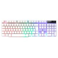 Teclado Gamer Semi Mecânico Rise Mode G1 Full, USB, Branco - RM-TG-01-FW