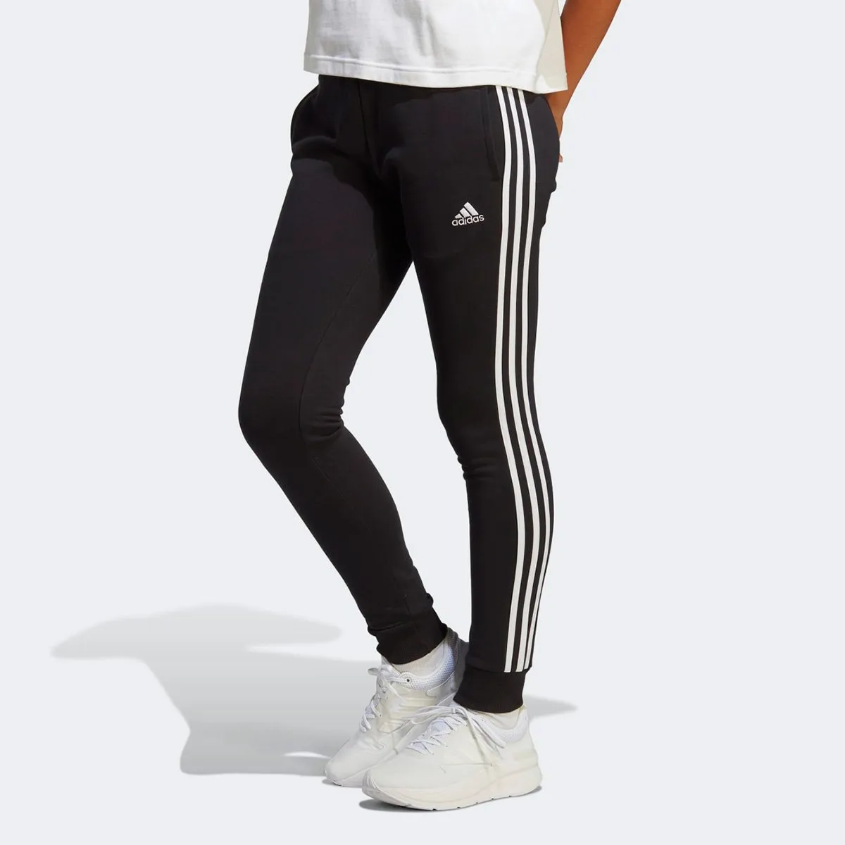 Calça Adidas 3 Listras Com Bolso Feminina - Tamanho: P M