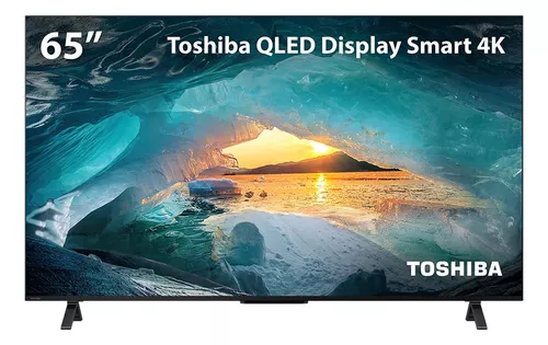 [10%OFF CC MP] Smart Tv Qled 65 4k Toshiba Vidaa 3hdmi 2usb Wi-fi - Tb027m