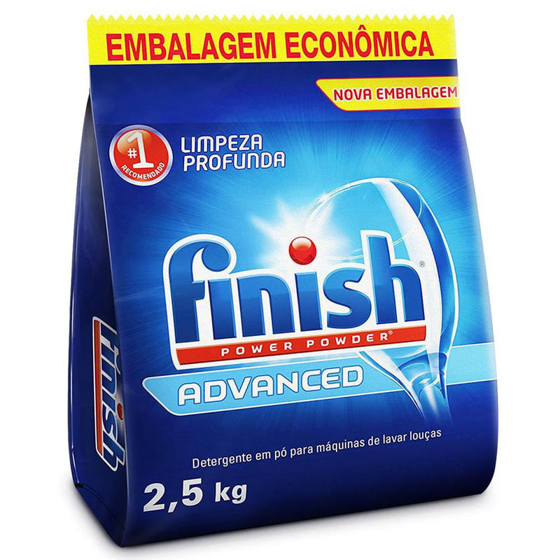 (Regional) Detergente para Lava Louças em Pó Finish 2,5kg