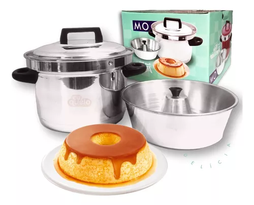 Panela Meia Pressão Vermelha - Faz Pudim Em 15 Min