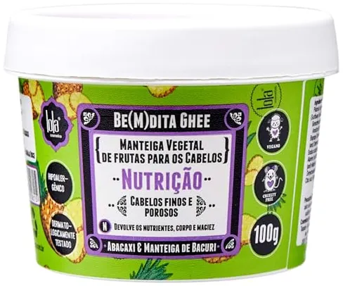 Lola Cosmetics Be(M)Dita Ghee Nutrição Abacaxi 100G