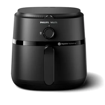 (app/prime)Fritadeira Airfryer Série 1000 XL, Philips Walita, 6,2 litros, Tecnologia RapidAir, Preta, 2 anos de garantia, 110v - NA130/00